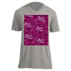 Unisex V Neck Poly-Rich Tee Thumbnail