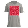 Unisex V Neck Poly-Rich Tee Thumbnail