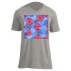 Unisex V Neck Poly-Rich Tee Thumbnail