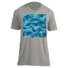 Unisex V Neck Poly-Rich Tee Thumbnail