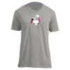 Unisex V Neck Poly-Rich Tee Thumbnail