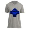 Unisex V Neck Poly-Rich Tee Thumbnail