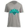 Unisex V Neck Poly-Rich Tee Thumbnail