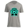 Unisex V Neck Poly-Rich Tee Thumbnail