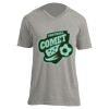Unisex V Neck Poly-Rich Tee Thumbnail