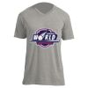 Unisex V Neck Poly-Rich Tee Thumbnail