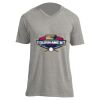 Unisex V Neck Poly-Rich Tee Thumbnail