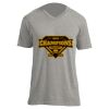 Unisex V Neck Poly-Rich Tee Thumbnail
