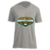 Unisex V Neck Poly-Rich Tee Thumbnail
