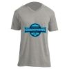 Unisex V Neck Poly-Rich Tee Thumbnail
