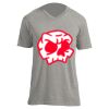 Unisex V Neck Poly-Rich Tee Thumbnail