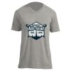 Unisex V Neck Poly-Rich Tee Thumbnail