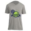 Unisex V Neck Poly-Rich Tee Thumbnail