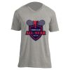 Unisex V Neck Poly-Rich Tee Thumbnail