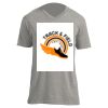 Unisex V Neck Poly-Rich Tee Thumbnail