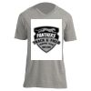 Unisex V Neck Poly-Rich Tee Thumbnail