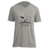Unisex V Neck Poly-Rich Tee Thumbnail