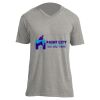 Unisex V Neck Poly-Rich Tee Thumbnail