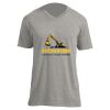 Unisex V Neck Poly-Rich Tee Thumbnail