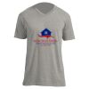Unisex V Neck Poly-Rich Tee Thumbnail