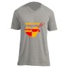 Unisex V Neck Poly-Rich Tee Thumbnail