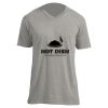 Unisex V Neck Poly-Rich Tee Thumbnail