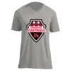 Unisex V Neck Poly-Rich Tee Thumbnail