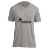 Unisex V Neck Poly-Rich Tee Thumbnail