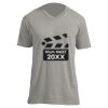 Unisex V Neck Poly-Rich Tee Thumbnail