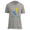 Unisex V Neck Poly-Rich Tee Thumbnail
