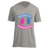 Unisex V Neck Poly-Rich Tee Thumbnail