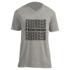 Unisex V Neck Poly-Rich Tee Thumbnail