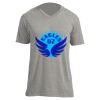 Unisex V Neck Poly-Rich Tee Thumbnail