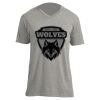 Unisex V Neck Poly-Rich Tee Thumbnail