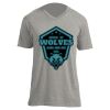 Unisex V Neck Poly-Rich Tee Thumbnail