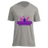 Unisex V Neck Poly-Rich Tee Thumbnail