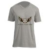 Unisex V Neck Poly-Rich Tee Thumbnail