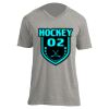 Unisex V Neck Poly-Rich Tee Thumbnail