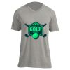 Unisex V Neck Poly-Rich Tee Thumbnail