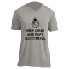 Unisex V Neck Poly-Rich Tee Thumbnail