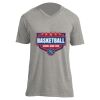 Unisex V Neck Poly-Rich Tee Thumbnail