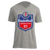 Unisex V Neck Poly-Rich Tee Thumbnail