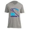 Unisex V Neck Poly-Rich Tee Thumbnail