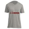 Unisex V Neck Poly-Rich Tee Thumbnail
