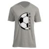 Unisex V Neck Poly-Rich Tee Thumbnail