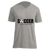 Unisex V Neck Poly-Rich Tee Thumbnail
