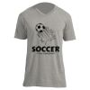 Unisex V Neck Poly-Rich Tee Thumbnail