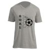 Unisex V Neck Poly-Rich Tee Thumbnail