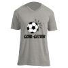 Unisex V Neck Poly-Rich Tee Thumbnail