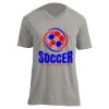 Unisex V Neck Poly-Rich Tee Thumbnail